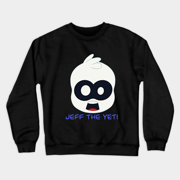 Yeti Surprise Crewneck Sweatshirt by Jefftheyeti